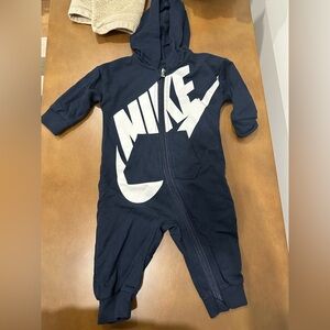 Nike Kids Navy and White Footie